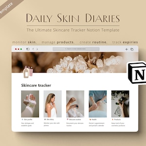 Notion Vorlage Skin Tagebücher
