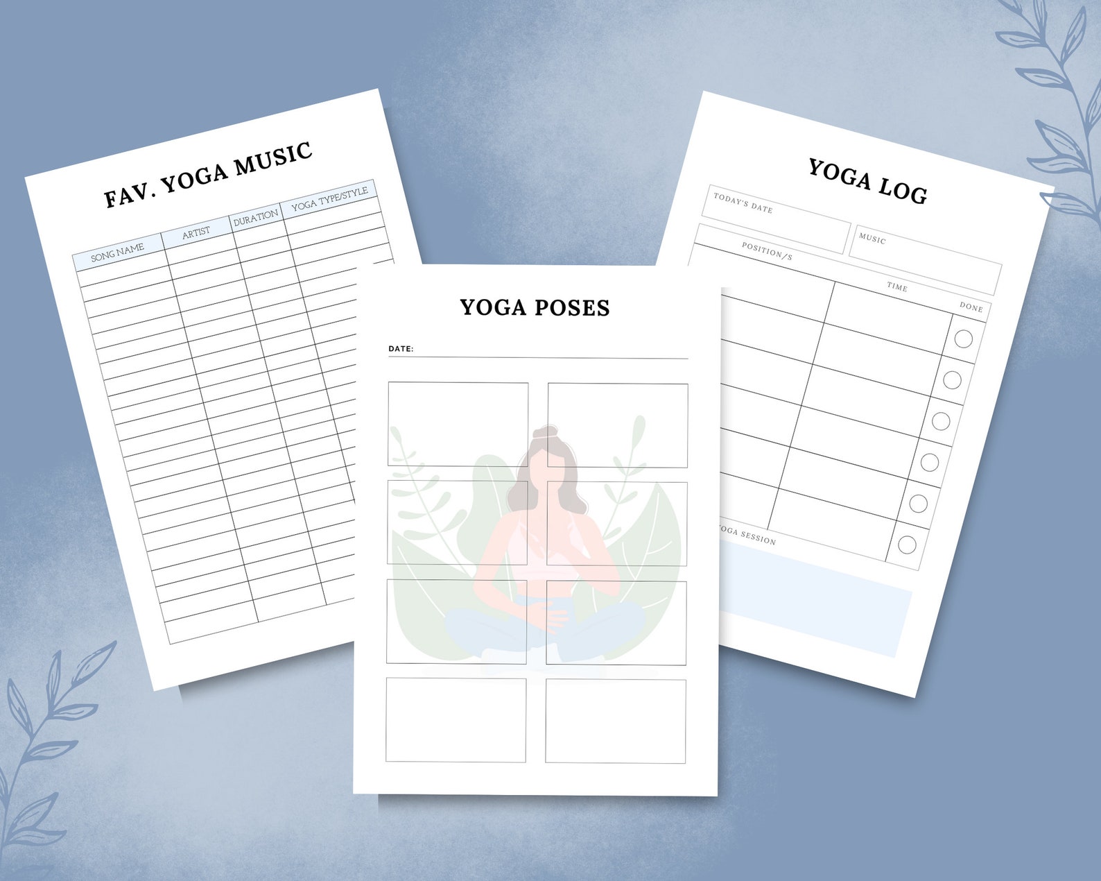 Yoga Journal Template Yoga Journal Yoga Journal Download Meditation