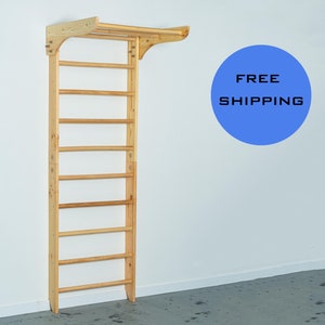 Heavy Duty Wooden Sport Ladder For Calisthenics and Workout