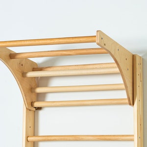 Pull up bars for Swedish ladders made of wood - Sport attachments - Equipment for Swedish ladder