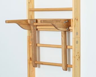 Dip bars for Swedish ladders made of wood - Sport attachments - Equipment for Swedish ladder