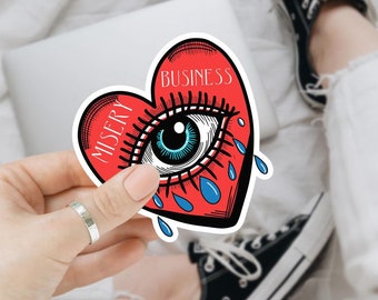Misery Business Sticker | Hayley Williams | Emo | Soft Grunge