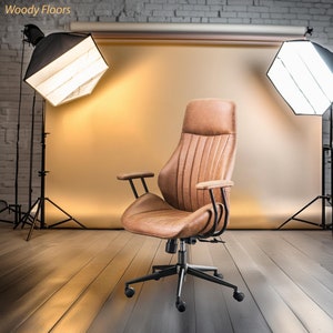 Desk Chair, Office Chair, Swivel Chair, Computer Chair, High Back Support, Armrests Rolling, Height Adjustable Task Chair for Living Room bild 3