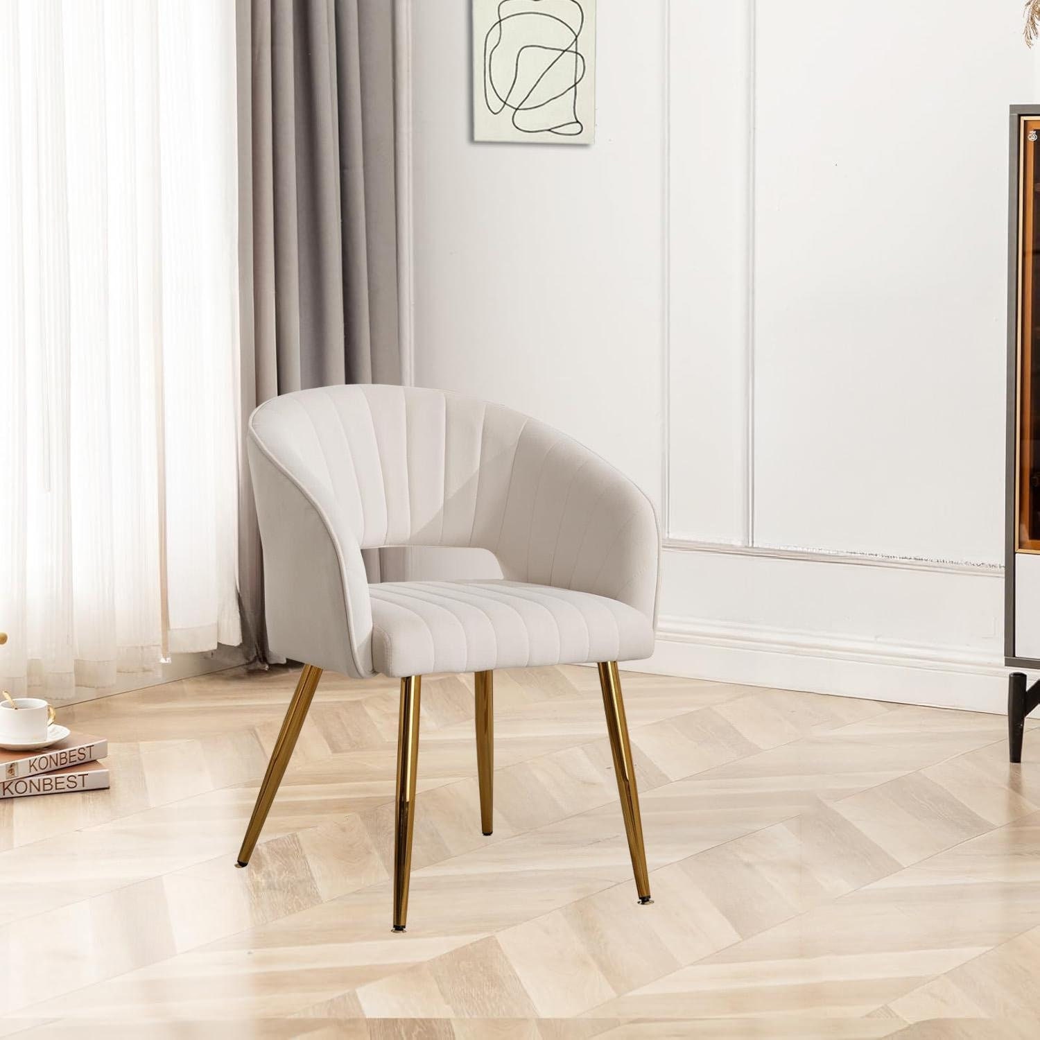 Vanity Chair Gold - Etsy