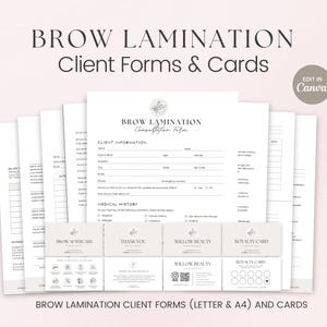 Sjabloon wenkbrauwlaminering, bewerkbaar toestemmingsformulier wenkbrauwlaminering, sjabloon wenkbrauwpermanent, schoonheidsspecialiste, wenkbrauwlaminering, wenkbrauw