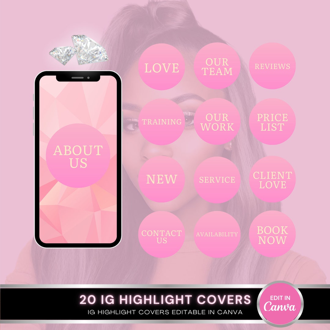 20 Pink Instagram Highlights Icon, Flower Instagram Highlights Icon ...