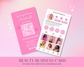 Instagram Business Cards DIY Canva Digital Business Card Beauty Templates IG Business Card Pink Business Cards IG Influencer Cards