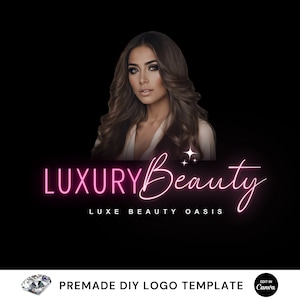 Logo Design, Logo Template, DIY Beauty Logo, Hair Logo, Lash Logo, MUA Makeup Logo, Nails Logo, Braid Logo, Logo Design Custom For Business