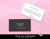 Thank You Card,  Business Card, Hair Thank You Card, Lash, Hair Business Cards, Lash Thank you Cards, Thank You For Order Packaging Insert