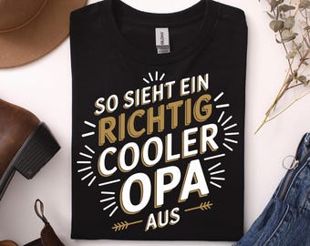 Cool Grandpa T-Shirt, Men's Grandpa Dad Father Grandfather Birthday Saying Funny Gift T-Shirt, Funny Saying T-Shirt Grandpa, Grandpa Birthday