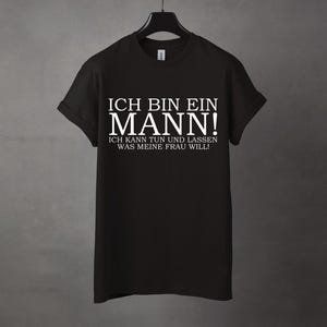 Camiseta com frases engraçadas "Eu sou um homem", frases engraçadas e presentes engraçados - Camiseta Premium imagem 2