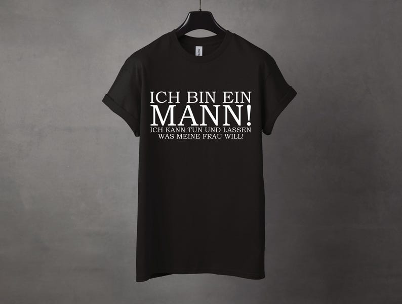 Camiseta com frases engraçadas "Eu sou um homem", frases engraçadas e presentes engraçados - Camiseta Premium imagem 2