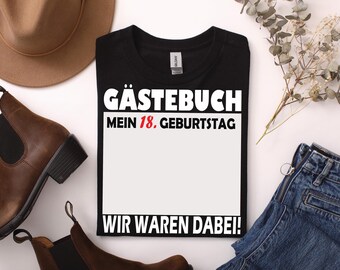 Cadeau Anniversaire 20 Ans – T-Shirt Humour Livre D'Or à Signer, Idée Drôle Pour Homme Ou Femme 20 Ans