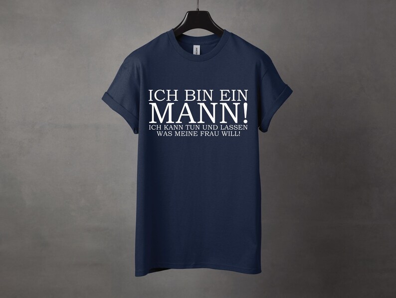 Camiseta com frases engraçadas "Eu sou um homem", frases engraçadas e presentes engraçados - Camiseta Premium imagem 3
