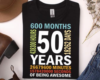 50-årsdag för män, rolig 50-årsdagsdekoration, 50-årspresent, 50-årsfestpresent