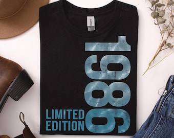 1986 Limited Edition T-Shirt | 1986 Vintage Birthday Gift for Men & Women | Vintage Retro Shirt Gift Idea for a 40th Birthday