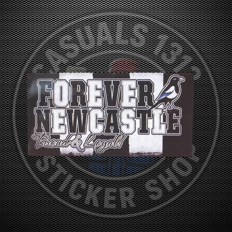 Newcastle United-stickers | Verschillende maten | Voetbal | Noordoosten | Echo's | Vakantiedagen | Voetbal | Toon afbeelding 3