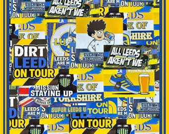 Leeds Ultras Stickers | Various Sizes | Yorkshire | Elland Road | Awaydays | 1919 | Leeds Scum | United | Football