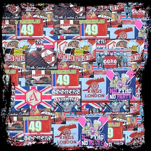 Arsenal Mixed Bundle Ultras Stickers - Inspired by Gooners London, N5, Red Army, Casuals, Football, Soccer, Away Days - FREE DELIVERY