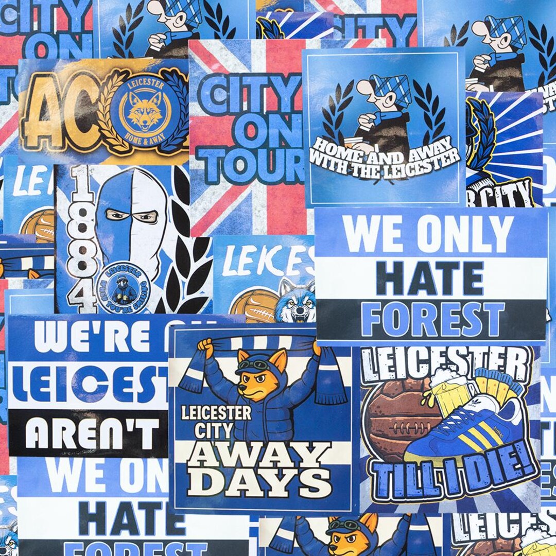 Leicester City Stickers | Various Sizes | Foxes | Ultras | Away Days ...