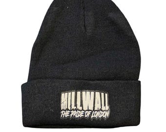 Beanie Hat – Millwall Inspired “The The Pride Of London” Black Beanie