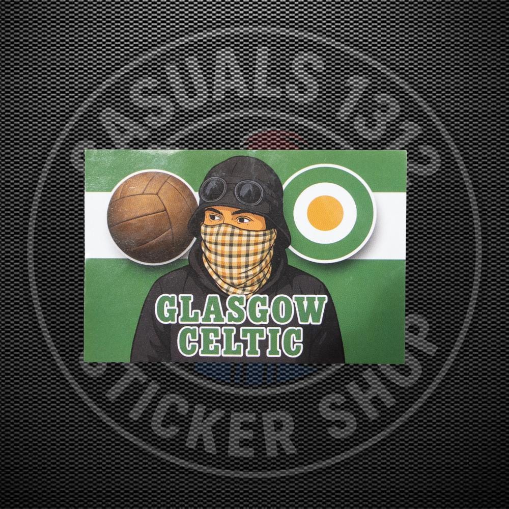 50 x Celtic FC Ultra Style Stickers | Green Brigade est 2006 | Celtic FC | UK