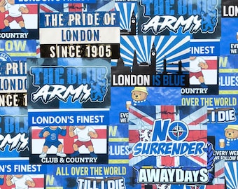 Chelsea Ultras Stickers | Various Sizes | Blue Army | Casuals | Away Days | Carefree | Chants | Stamford Bridge | Football