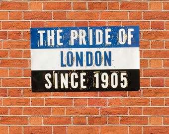 The Pride Of London Since 1905 Stickers | Chelsea Inspired | 10x6cm | Casuals | Away Days | Casuals | Ultras