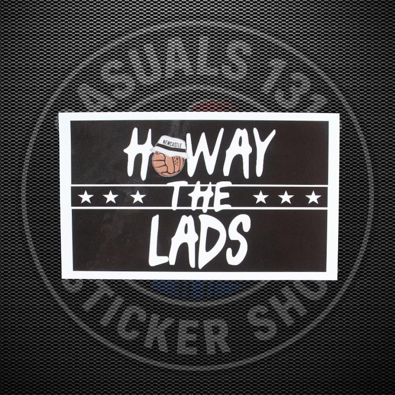 Newcastle United-stickers | Verschillende maten | Voetbal | Noordoosten | Echo's | Vakantiedagen | Voetbal | Toon afbeelding 5