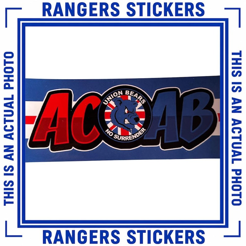 Ub Sticker Rangers Rangers Ultras Stickers | Various Sizes | Glasgow | Ibrox | Awaydays ...