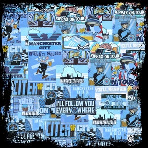 Man Citeh Mixed Bundle Ultras Aufkleber - Inspiriert von Man Citeh, Musik, Fußball, Liga, Meister - KOSTENFREIE LIEFERUNG