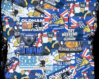 Oldham Athletic Ultras Stickers: Inspired by Latics, Football, Terrace Culture, Football, Soccer, Casuals, Awaydays - FREE UK DELIVERY