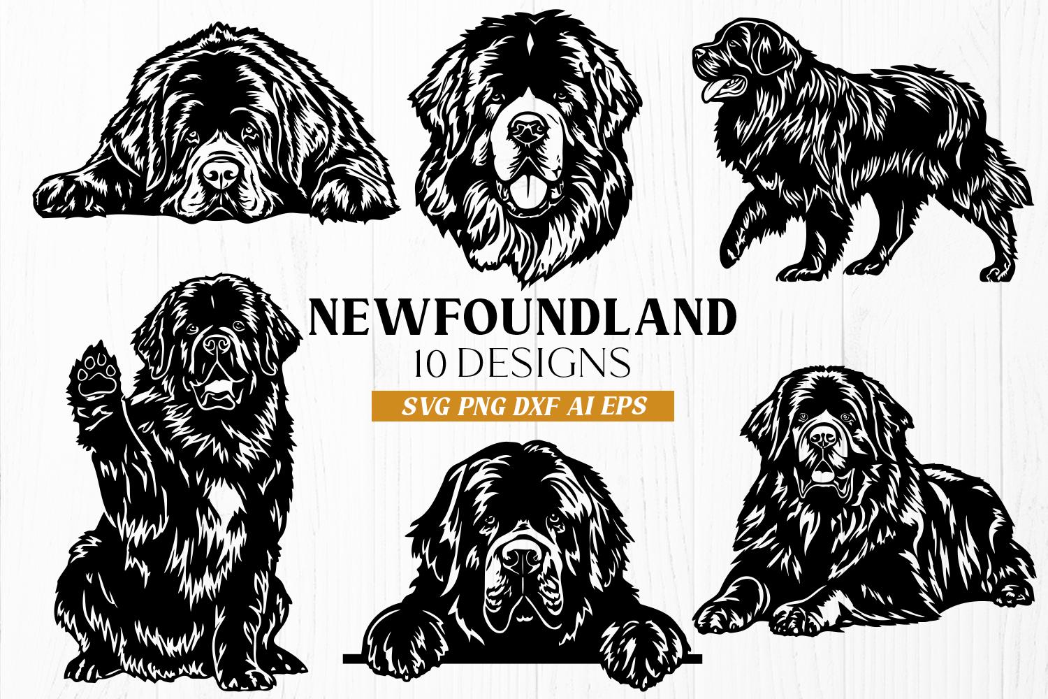 Men's 3D Print Hoodie - Long Sleeve Pullover With Newfoundland Dog Design - View #6