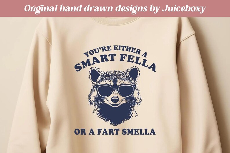 Funny Raccoon SVG Bundle for Trendy Shirts - Stay Trashy Sarcastic Animal Quotes image 5