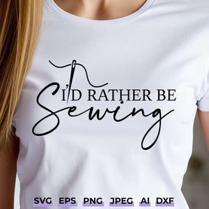 Prefiero coser SVG – Archivo de corte Crafty Mama (Descarga digital)