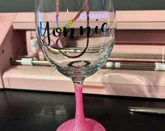 Custom wine glasses