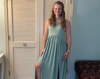 Patron de couture de robe nuisette : dos nageur, taille arrondie (PDF)