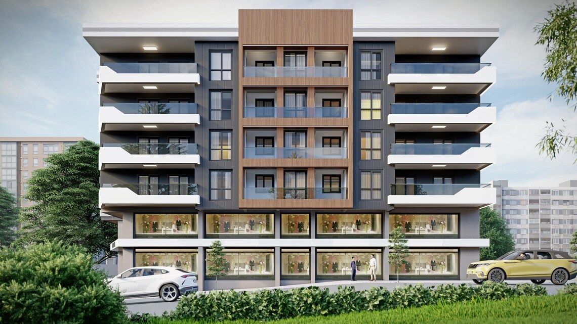 5 Story Modern Apartment Plan 12 Flats Modern Residence Pdf Photo Inspiration