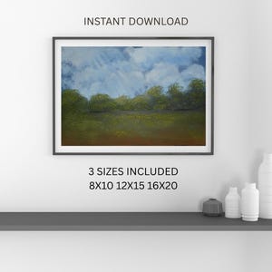 summer fields Digital print