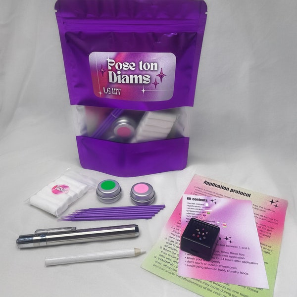 Dental Strass Installation Kit at Home