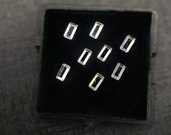 Swarovski Rectangle Dental Rhinestones | Silver | Various Packs Available