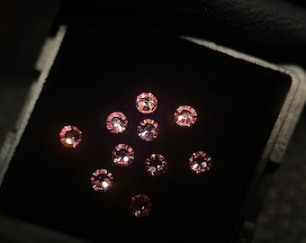 Strass Dentaires Swarovski Rond | Rose Clair | Divers Tailles & Packs Disponibles