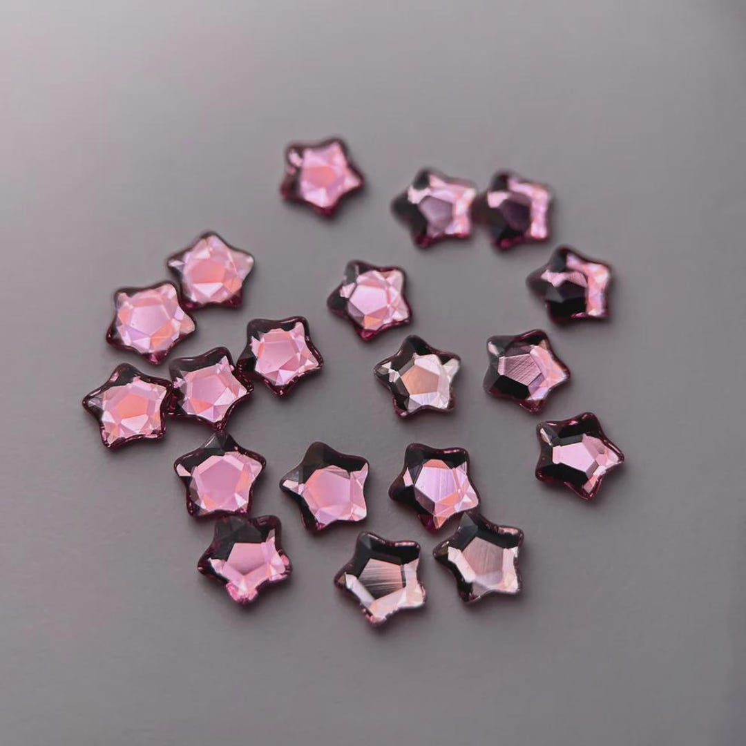 Star Rinstones Swarovski Star Shaped Dental Rhinestones | Light Pink | Various Packs ...