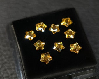 Swarovski Dental Rhinestones in Star Shape | Golden Champagne | Various Packs Available