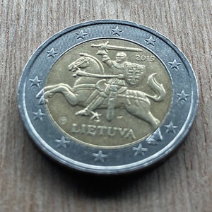 2 euros LIETUVA 2015