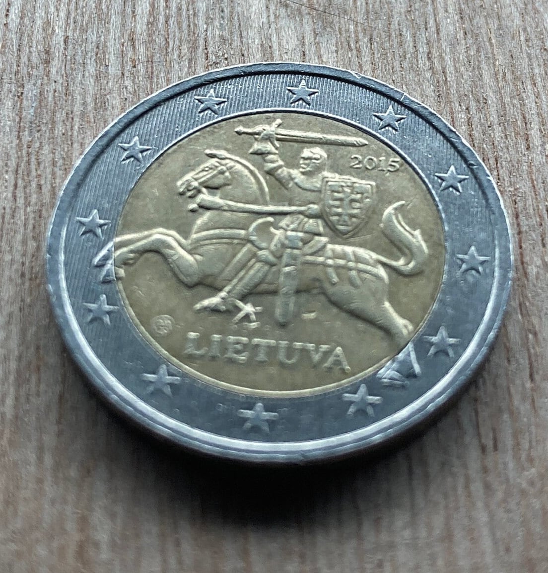 pièce 2 euros lietuva 2015 valeur