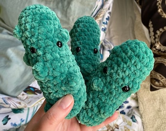 Handmade Crochet Pickle Buddy