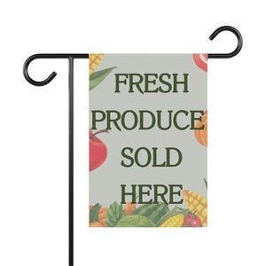 Produce flag advertisement farmers market produce flag roadside market stand home producer sale garden flag yard sign marketing flag