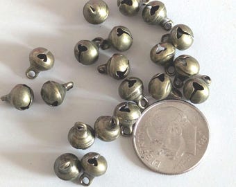 small bronze bells belly dancer costume bells eastern sound healing sacred space meditation yoga space craft decor bells for crafts