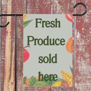 produce sales flag advertisement farmers market produce flag roadside market stand home producer sale garden flag yard sign marketing flag
